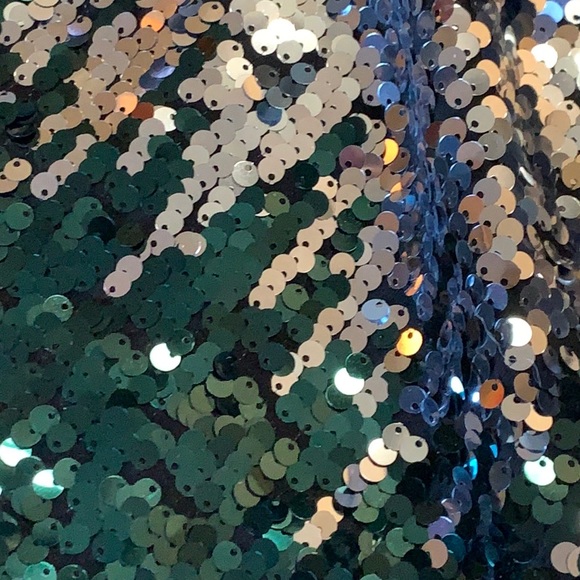 NWT Express Multicolored Sequin Strapless Mini Dress Cocktail Dress $108 - Picture 10 of 15